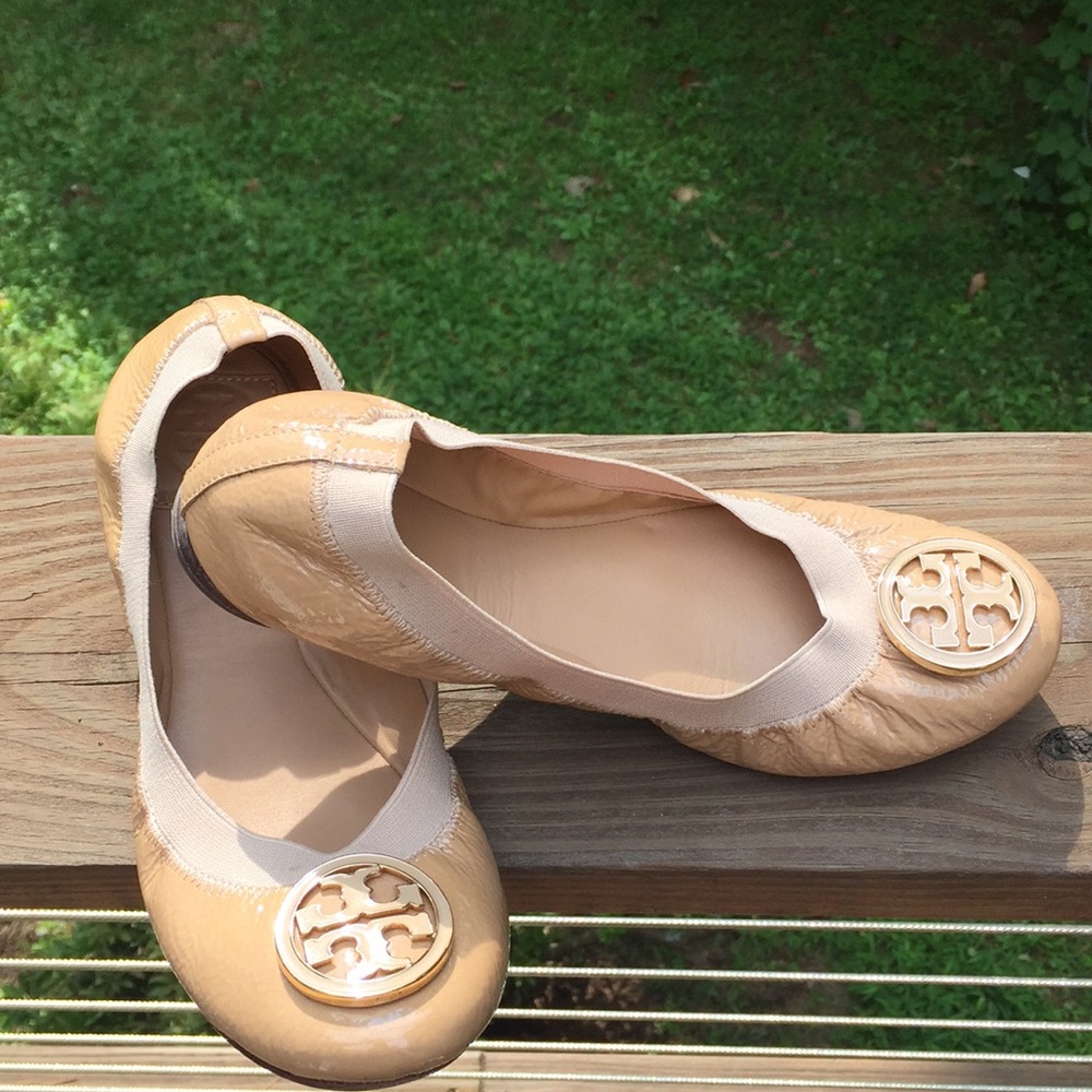Tory Burch Nude Flats